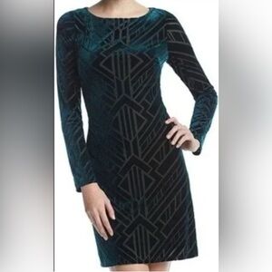 VINCE CAMUTO Elegant Navy blue Velvet Dress